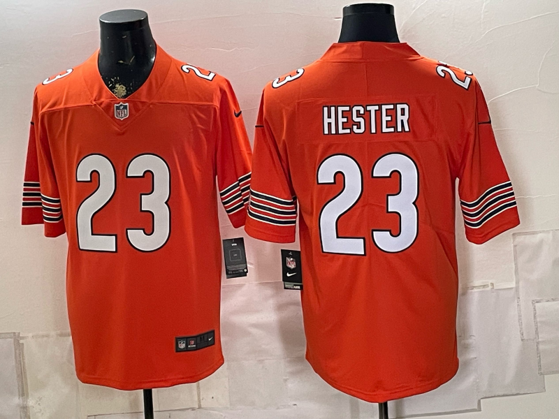 Men 2026 Chicago Bears #23 Hester orange Nike Limited NFL Jersey 0903008->chicago bears->NFL Jersey